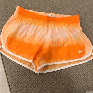 Nike running shorts tie dye ombré. Medium